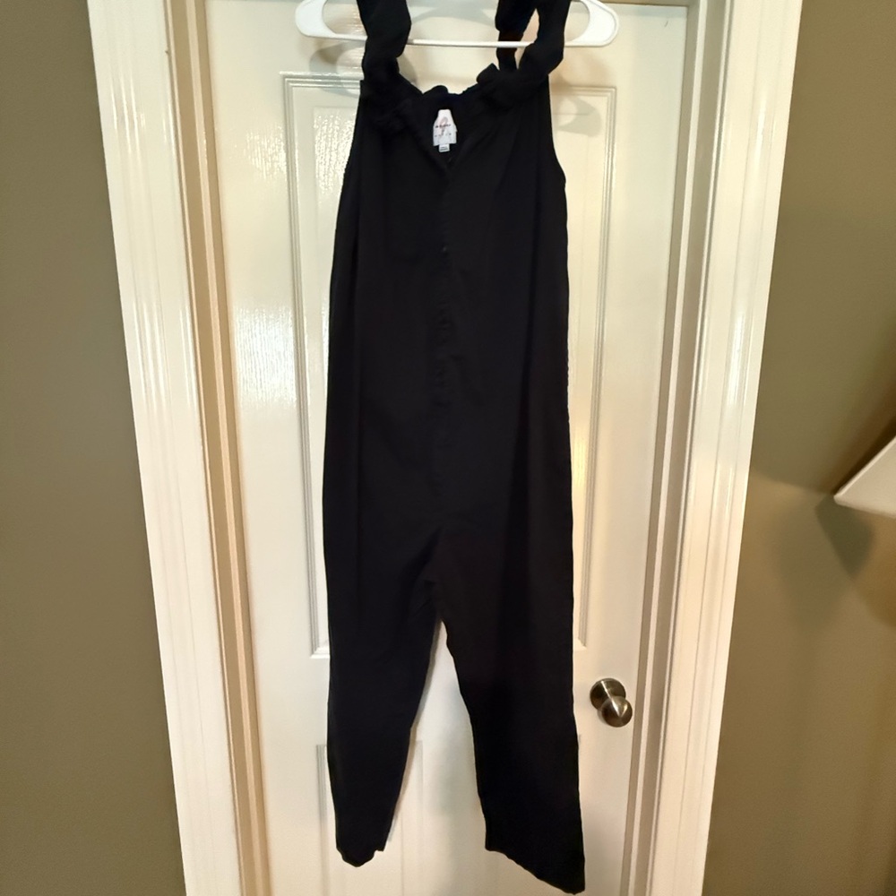 Hatch the nines maternity ruffle jumpsuit